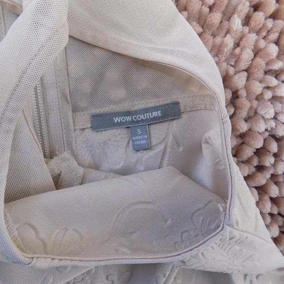 WOW Couture Taupe Dress - Picture 2 of 5